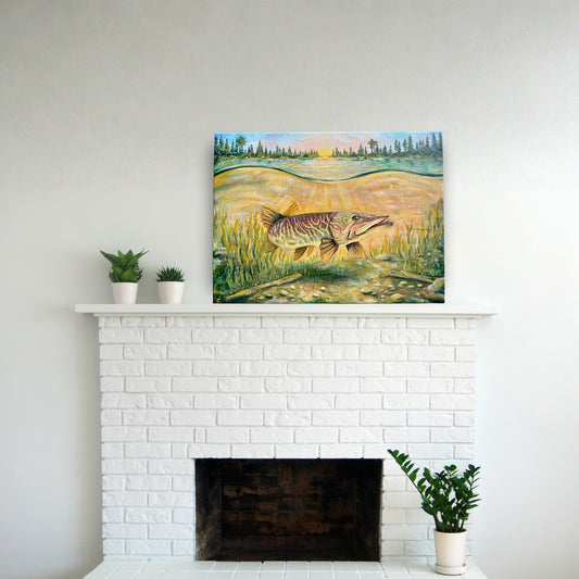 First Light Hunter - 18x24 Inches on Canvas