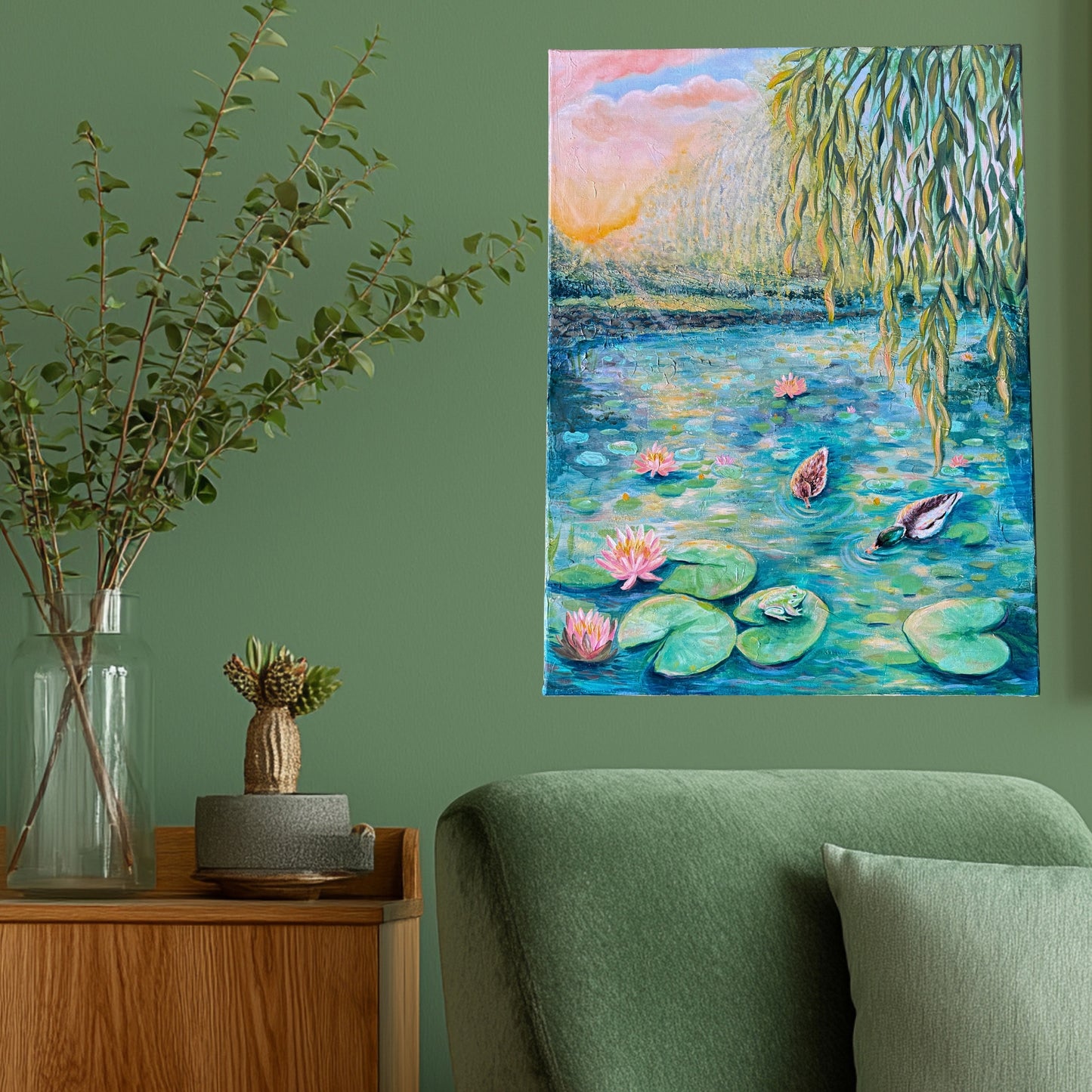 Where Peace Flows - 18x24 Inches on Canvas