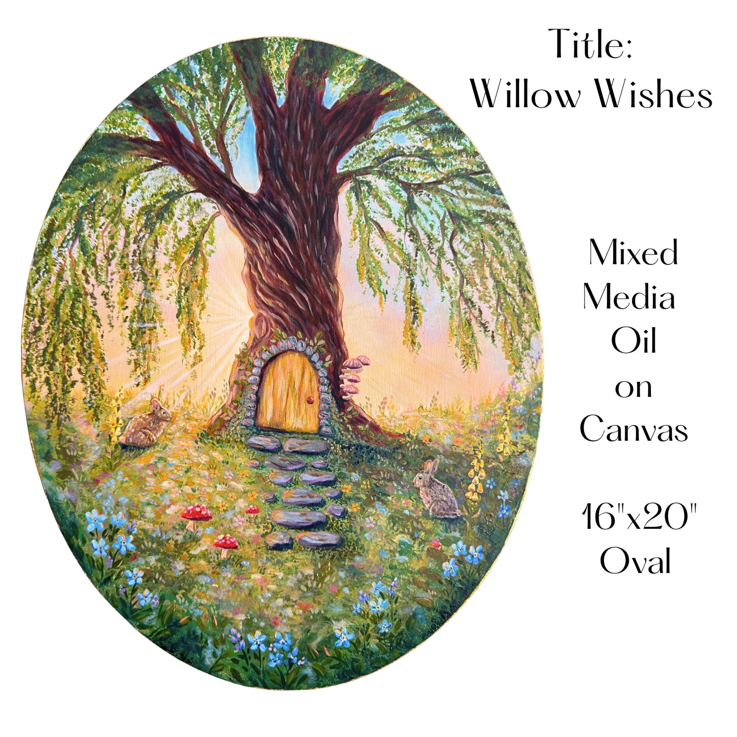 Willow Wishes - 16x20 Inches on Canvas