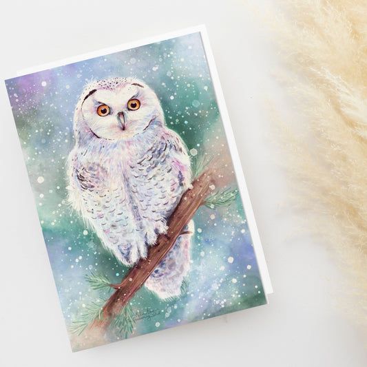Snowy Owl Greeting Card