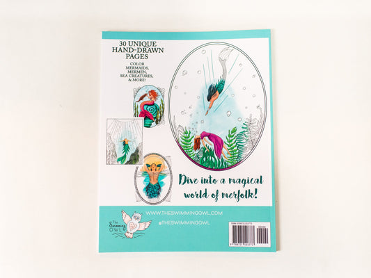 Mermaid Coloring Book For Adults