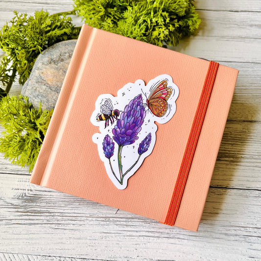 đ Bee + Butterfly Sticker đĻ