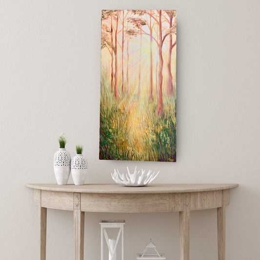 Into The Woods - 12x24 Inches on Canvas