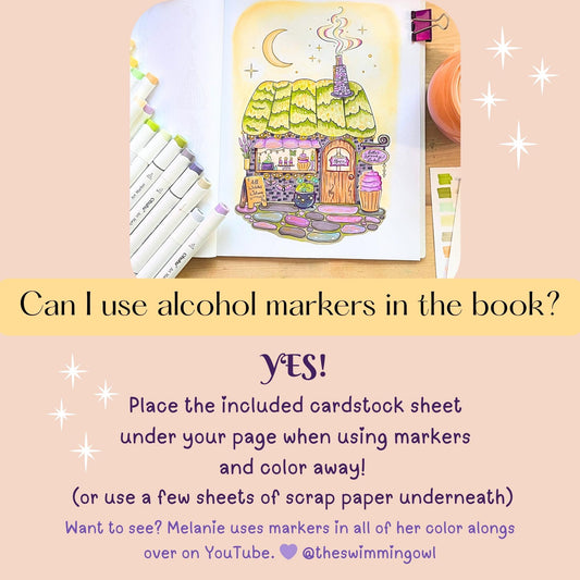 Whimsical Witches Adult Coloring Book