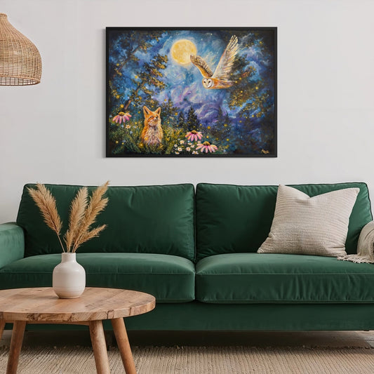 Under The Same Moon Fine Art Print