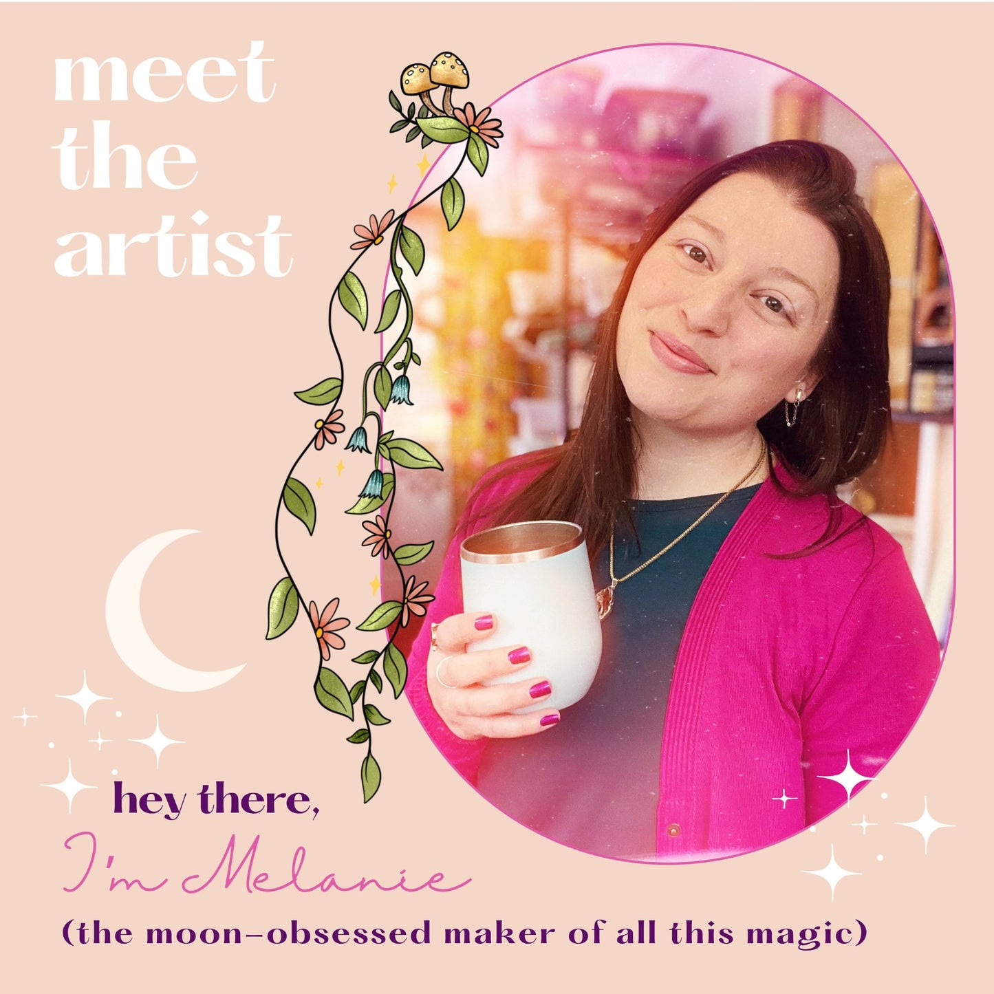 Winter Moon Greeting Card