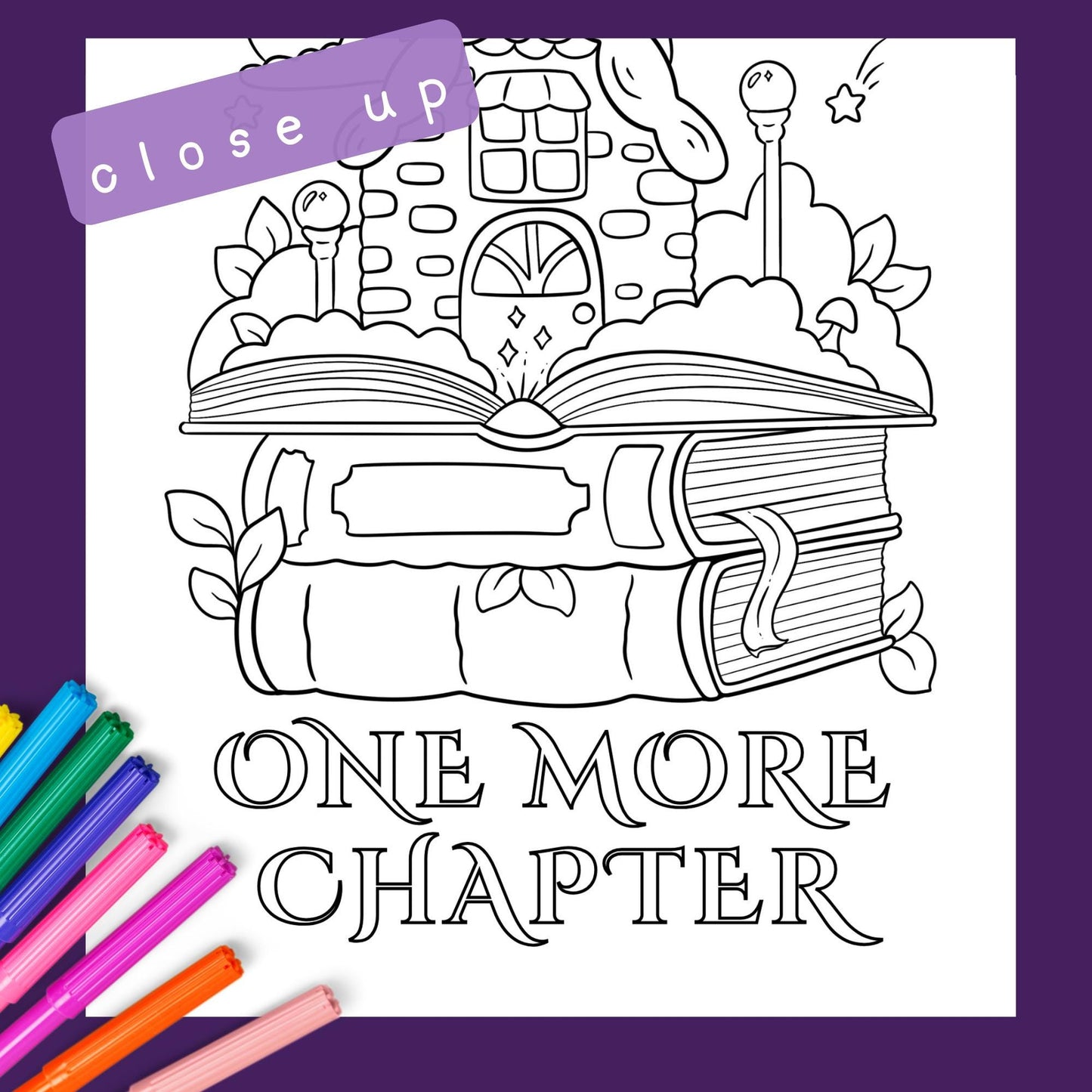 Storybook Coloring Page Download