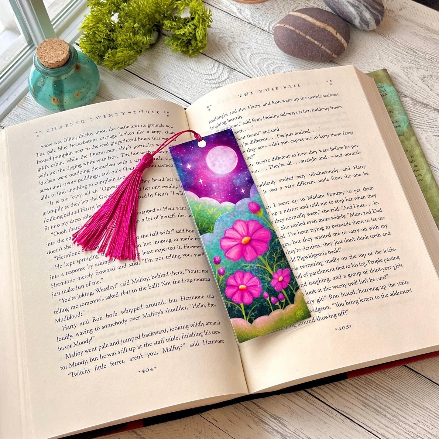 Moonlight Cosmos Bookmark