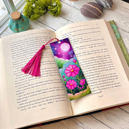 Moonlight Cosmos Bookmark