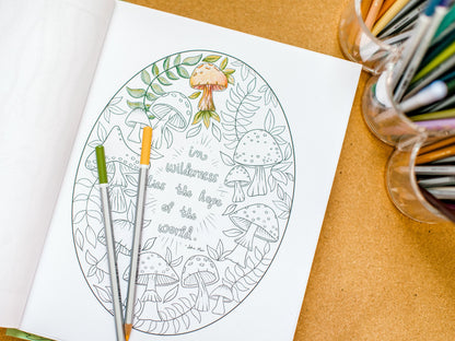 Whimsical Woodland Coloring Book