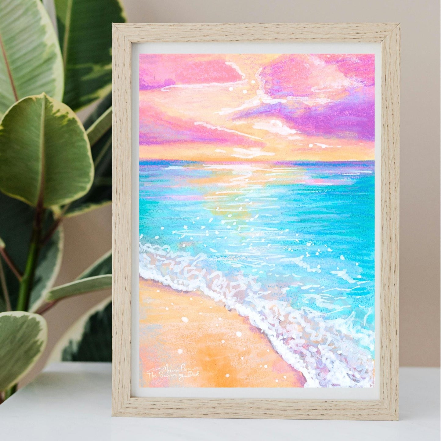 Beach Sunset Fine Art Print – 5x7