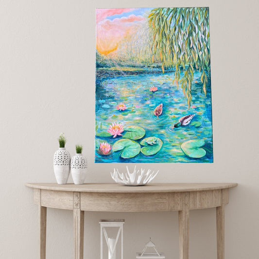 Where Peace Flows - 18x24 Inches on Canvas