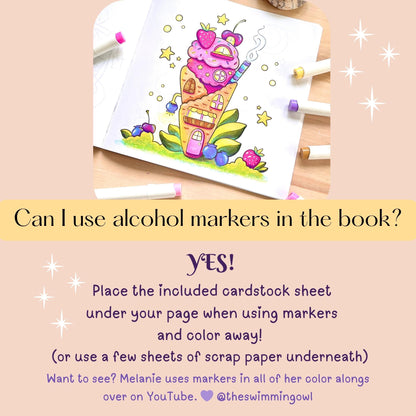 Charming Escape Adult Coloring Book