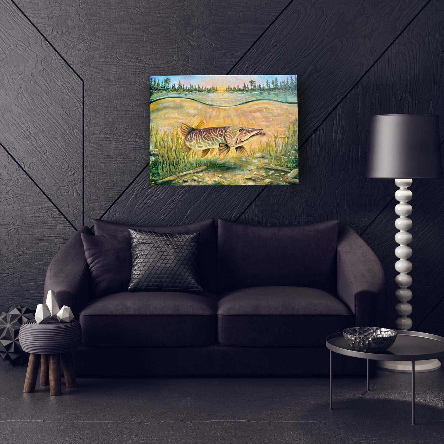 First Light Hunter - 18x24 Inches on Canvas