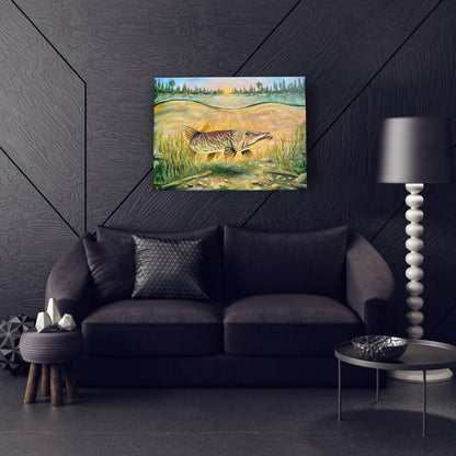 First Light Hunter - 18x24 Inches on Canvas