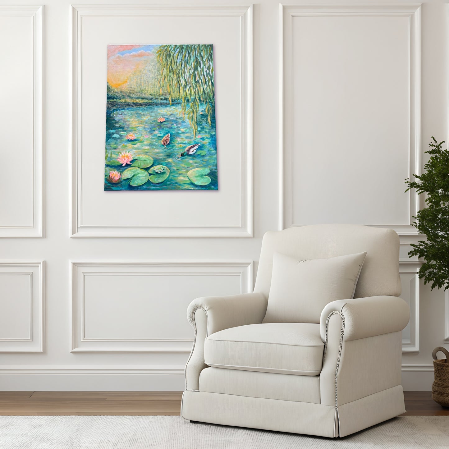 Where Peace Flows - 18x24 Inches on Canvas