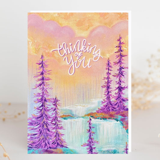 Thinking Of You - Dreamy Forest Greeting Card