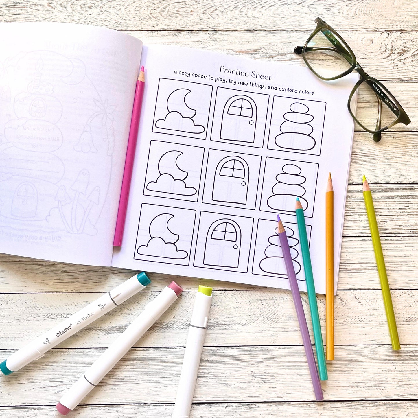 Charming Escape Adult Coloring Book