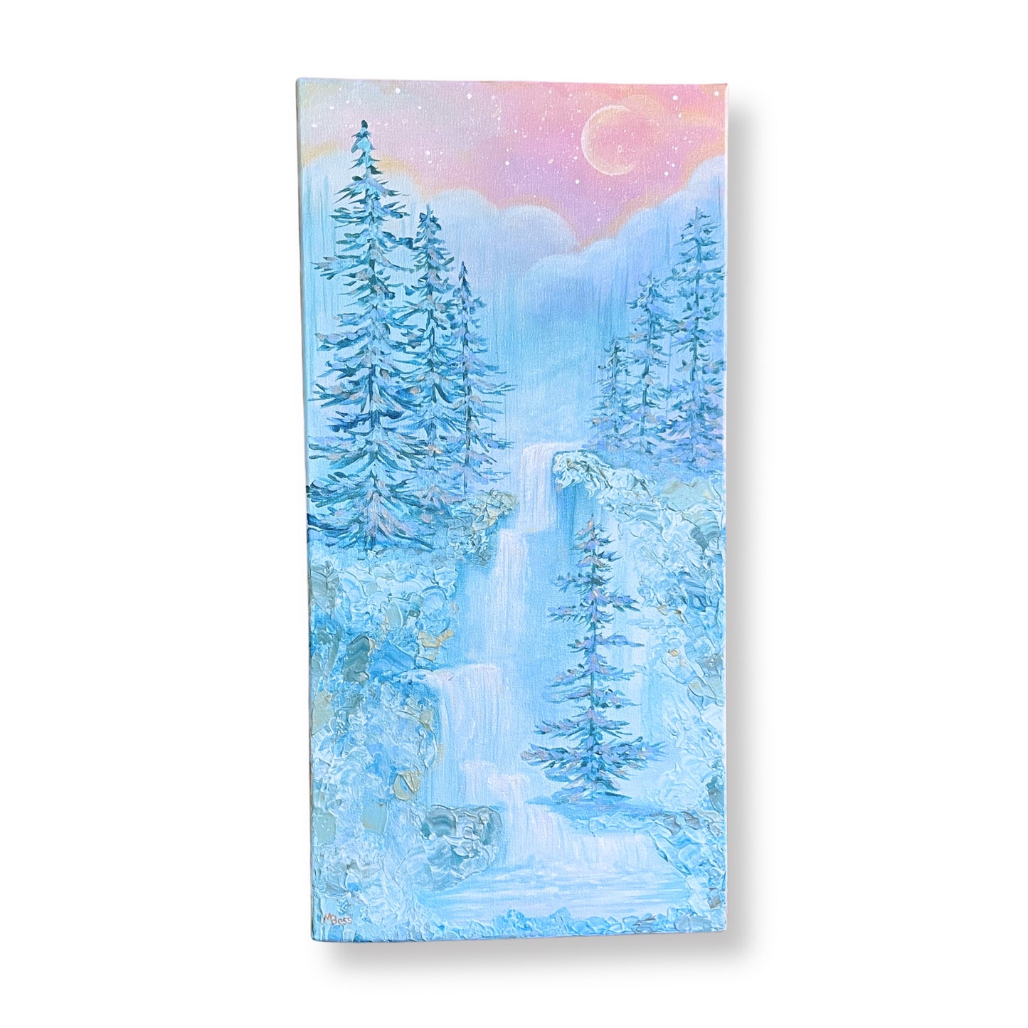 Winter Dreamfall - 10x20 Inches on Canvas