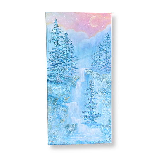 Winter Dreamfall - 10x20 Inches on Canvas