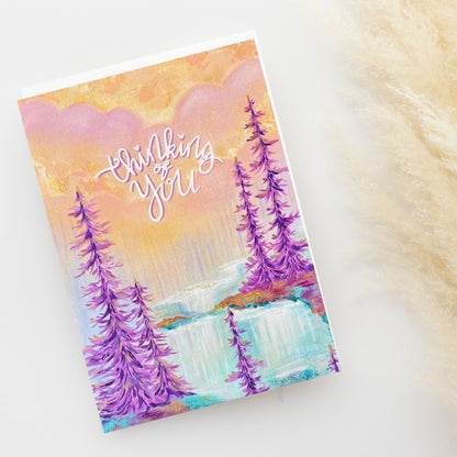 Thinking Of You - Dreamy Forest Greeting Card