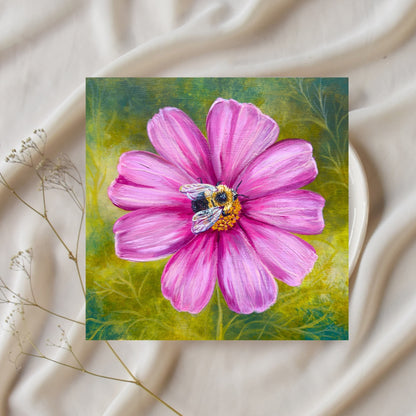 Cosmic Bee Fine Art Print