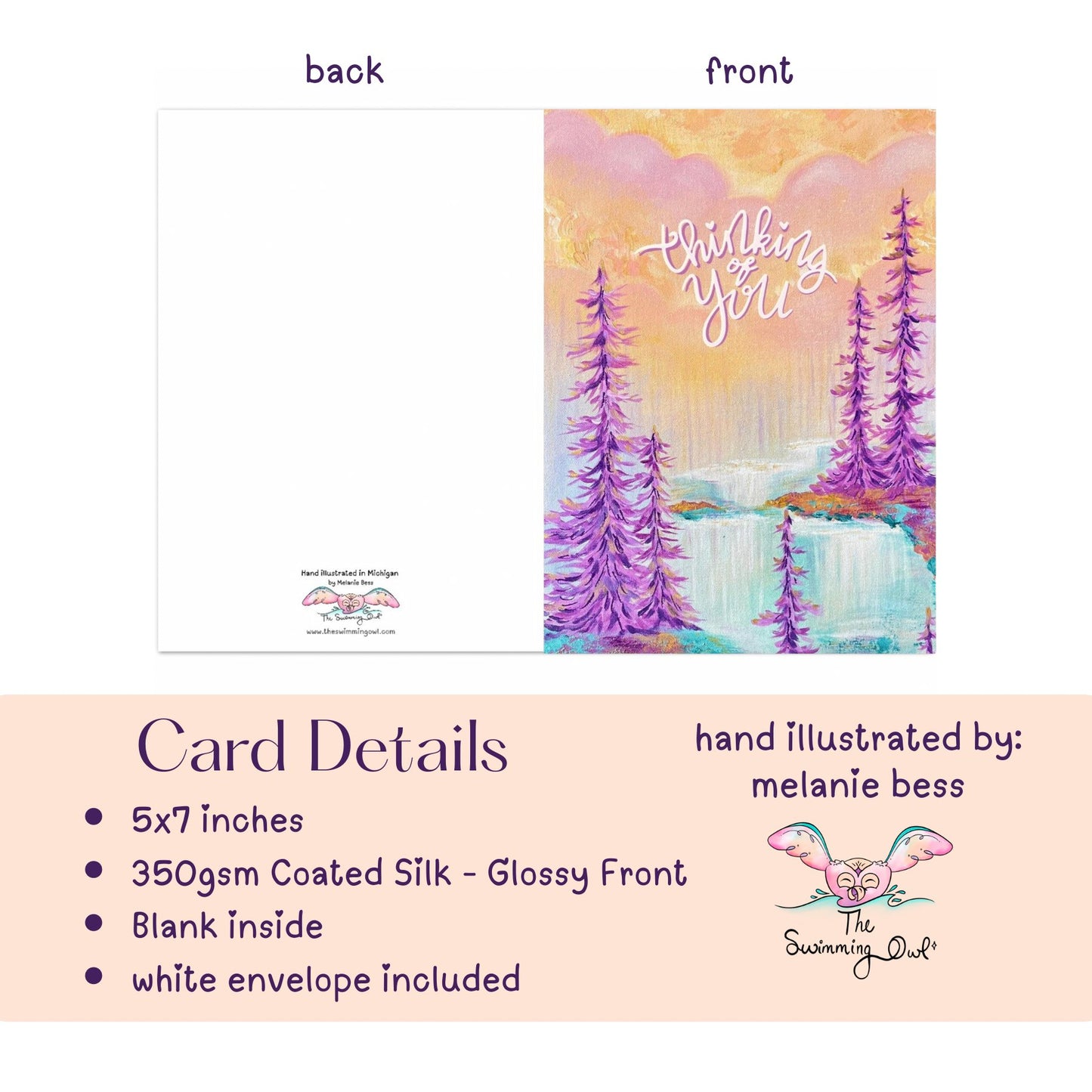 Thinking Of You - Dreamy Forest Greeting Card