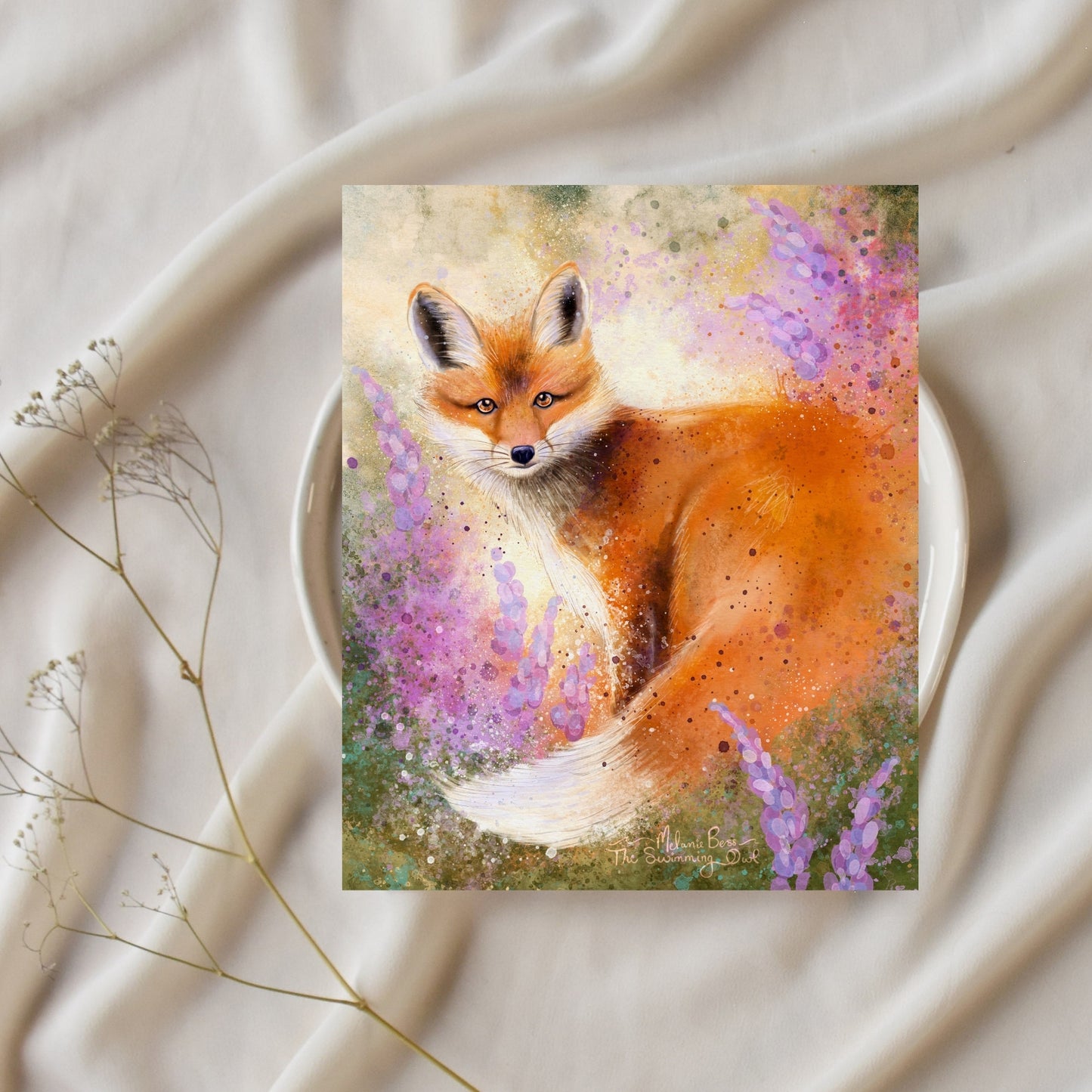 Whimsical Fox Fine Art Print