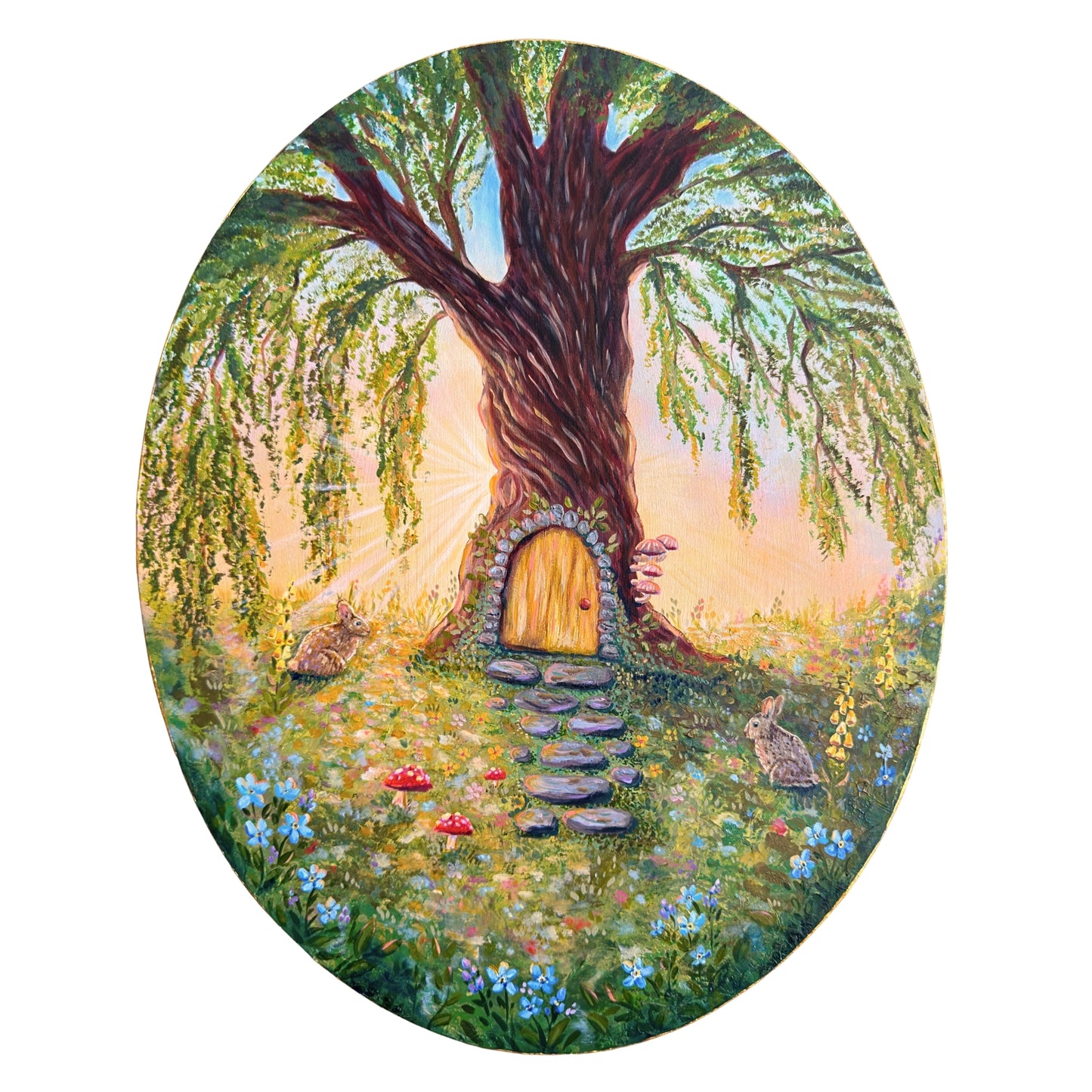 Willow Wishes - 16x20 Inches on Canvas
