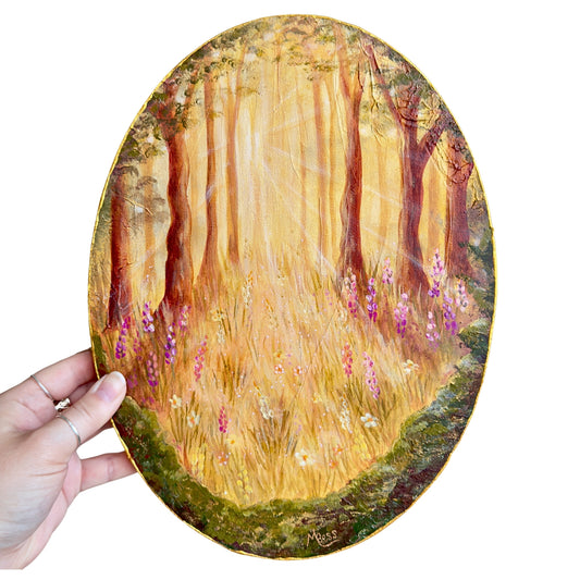 Dreaming in Blooms - 9x12 Inches on Canvas