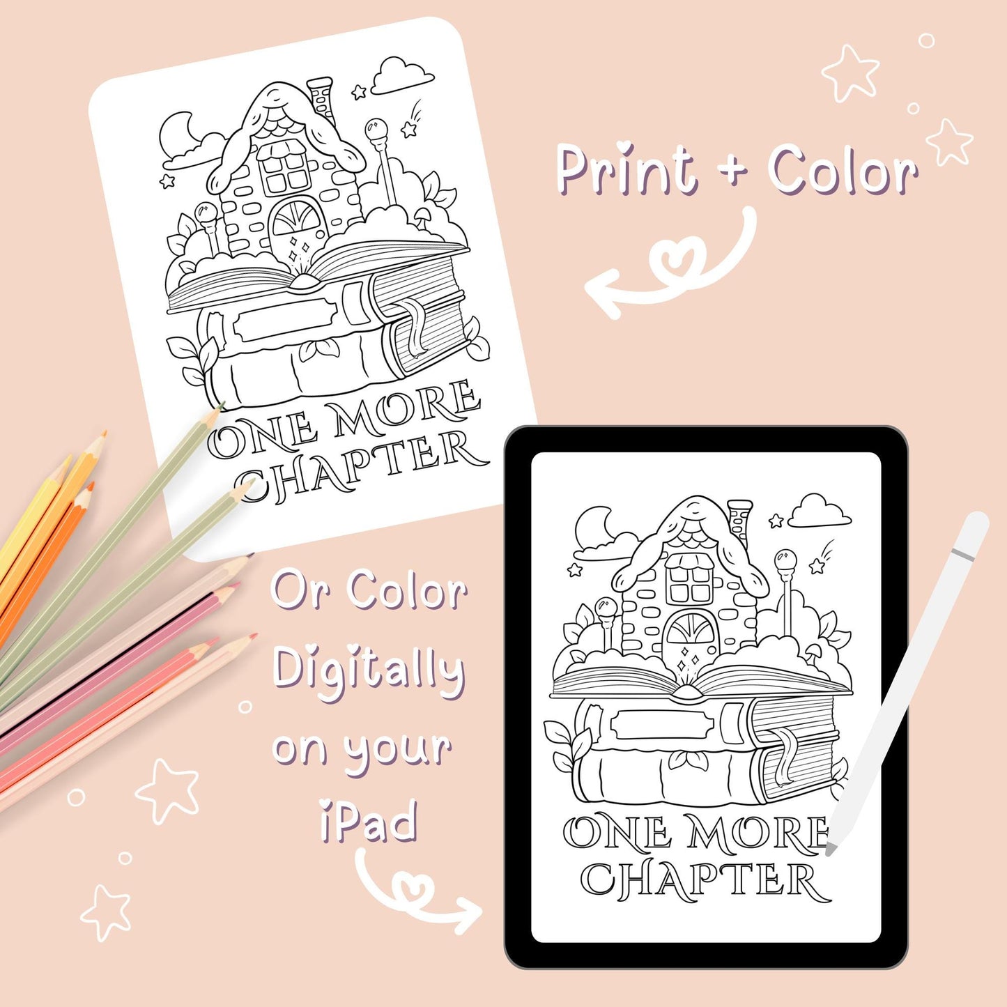 Storybook Coloring Page Download