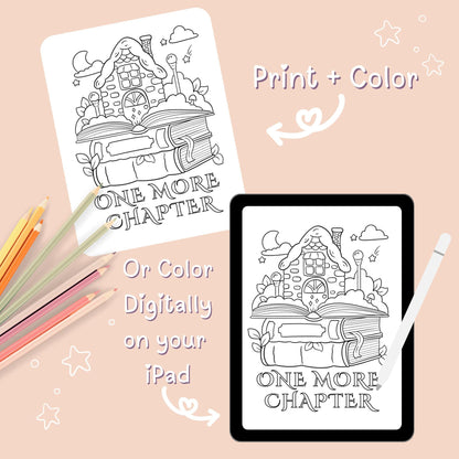 Storybook Coloring Page Download