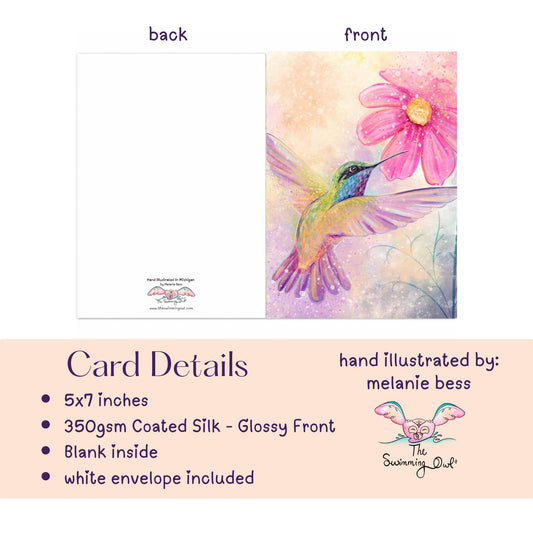 Hummingbird Greeting Card