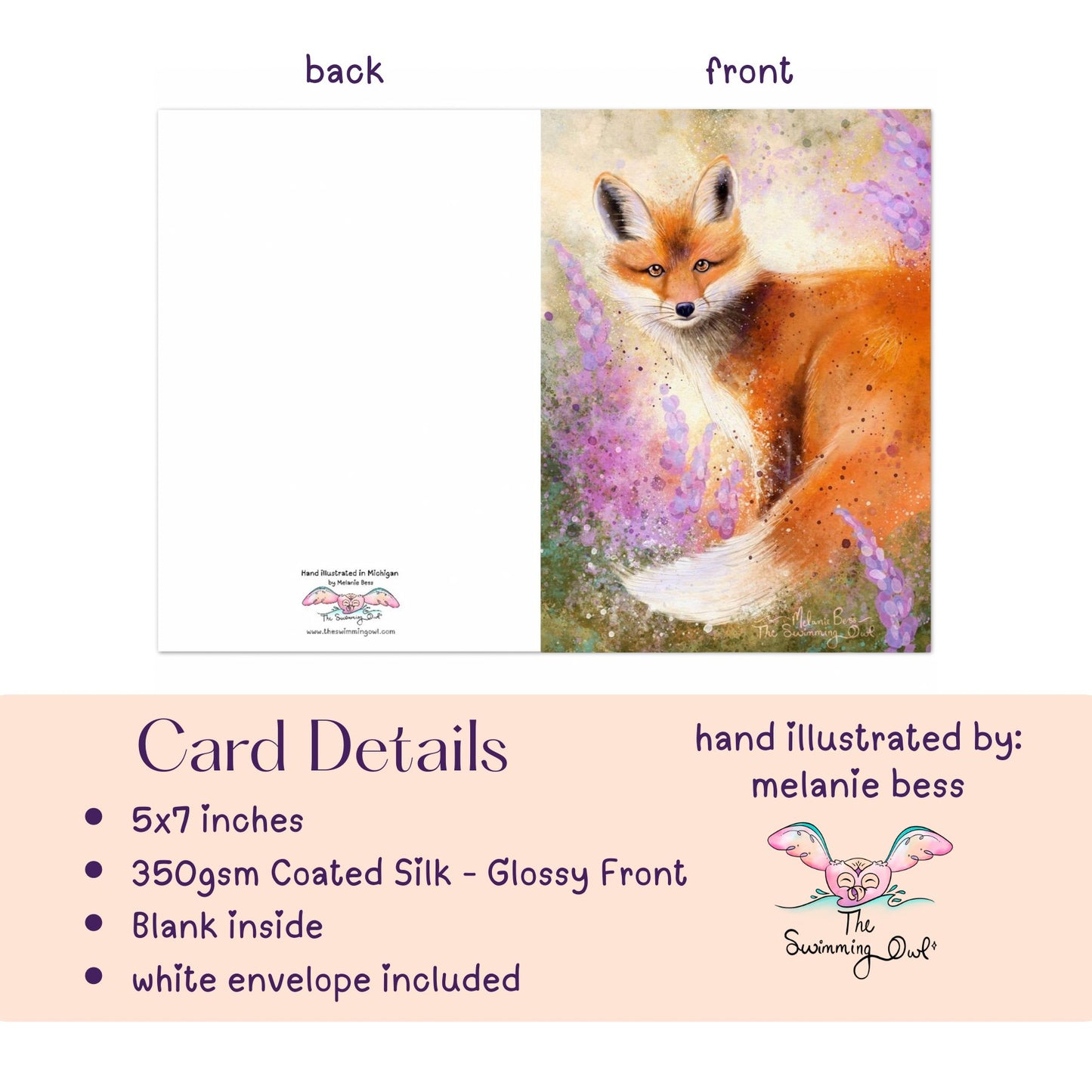 Woodland Fox Greeting Card