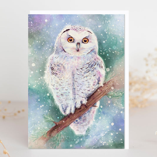 Snowy Owl Greeting Card