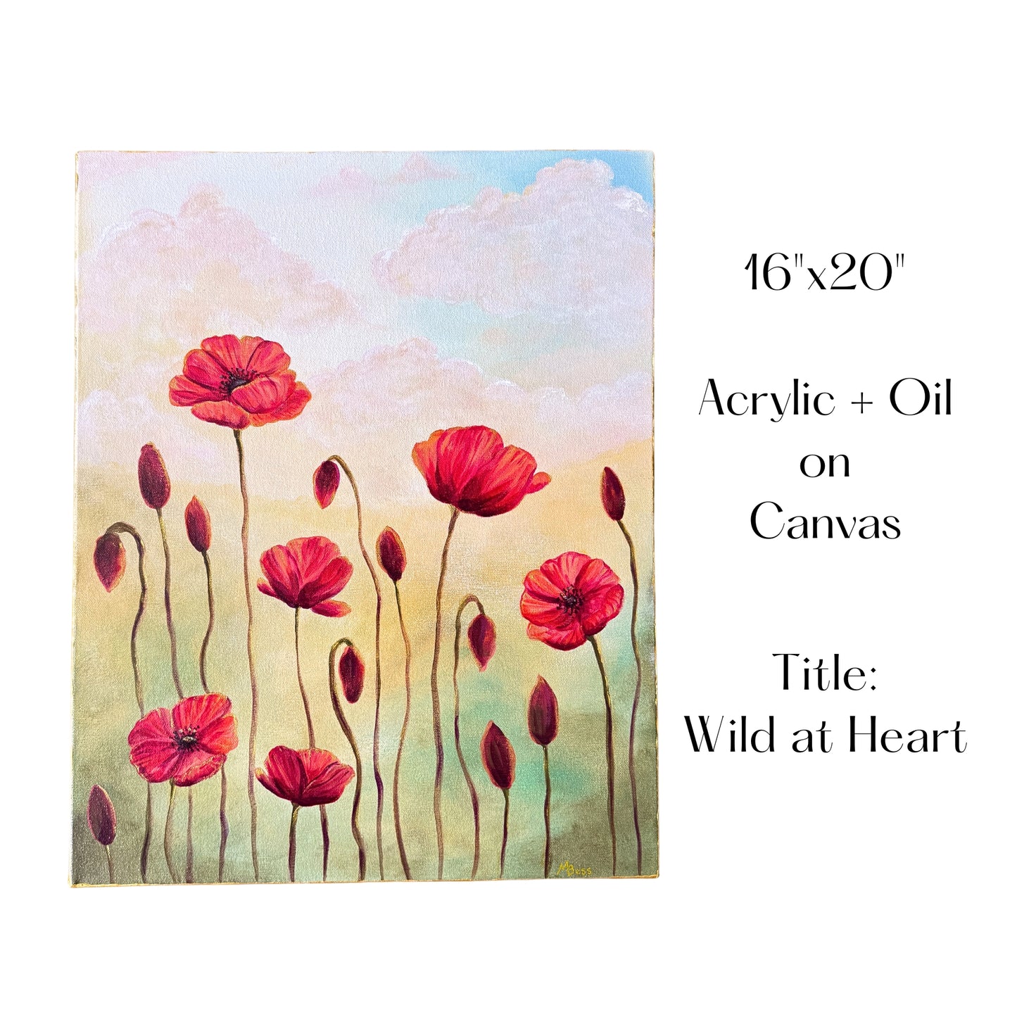 Wild At Heart - 16x20 Inches on Canvas