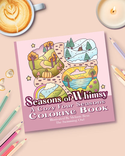 Seasons Of Whimsy Coloring Book