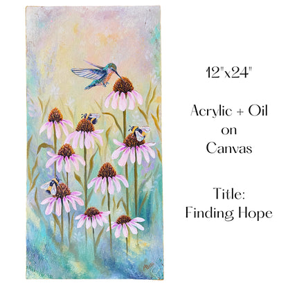 Finding Hope - 12x24 Inches on Canvas