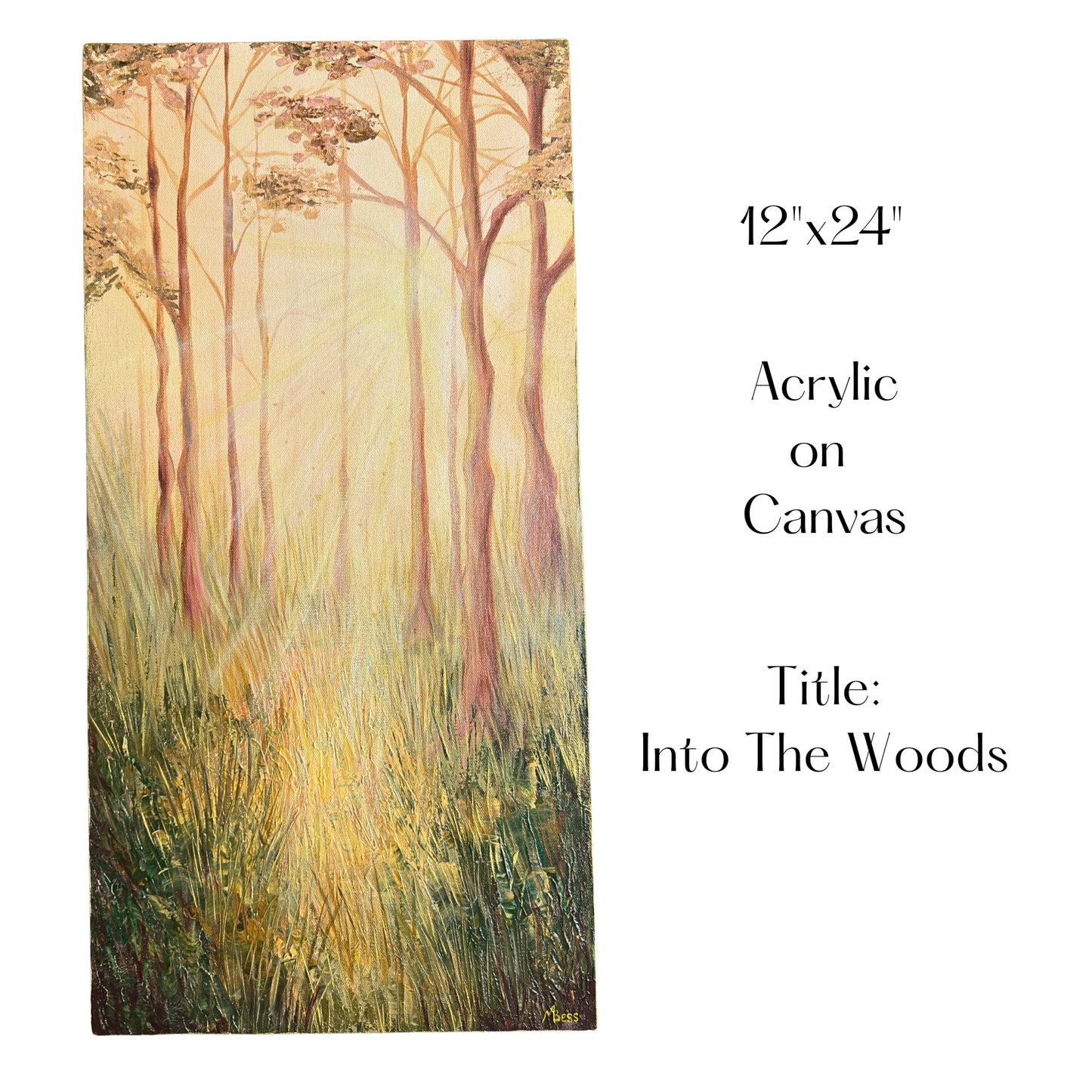 Into The Woods - 12x24 Inches on Canvas