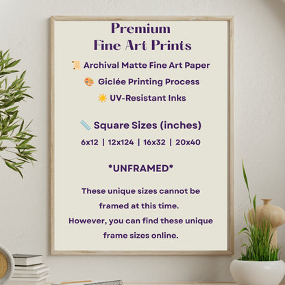 Dreaming in Petals Art Print - FULL SIZE UNFRAMED