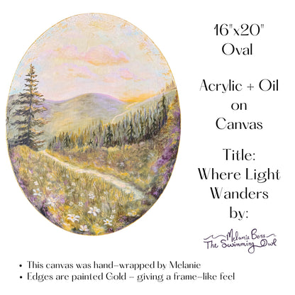 Where Light Wanders - 16x20 Inches on Canvas