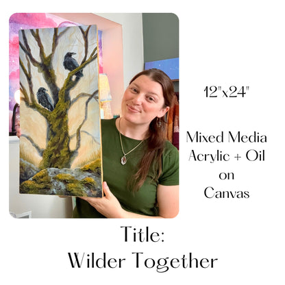 Wilder Together - 12x24 Inches on Canvas