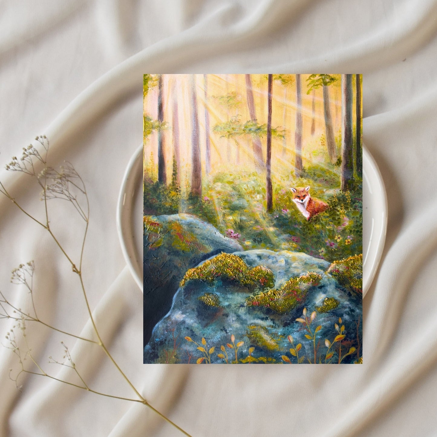 Her Wild Woodland - Fox Fine Art Print