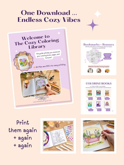 ⭐️ Cozy Coloring Library 🖍️