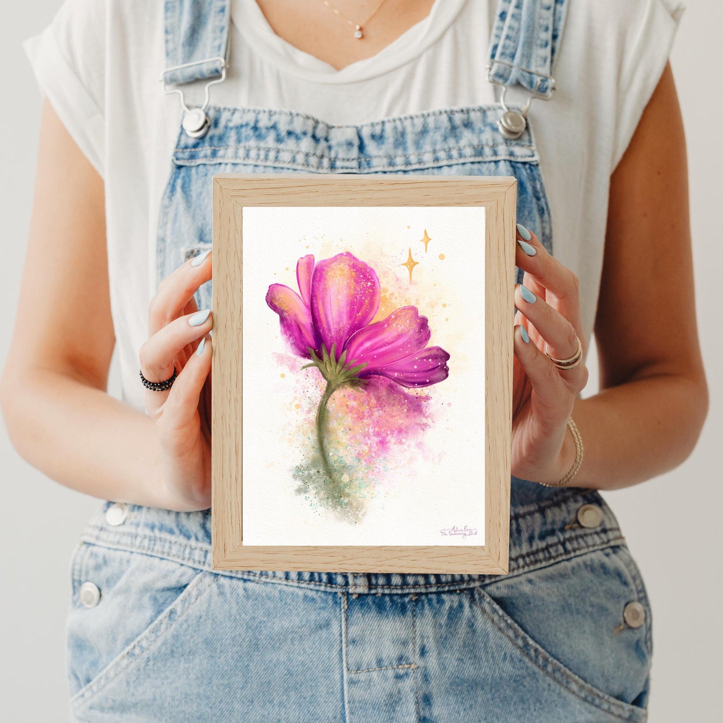 Cosmo Flower Art Print – 5x7