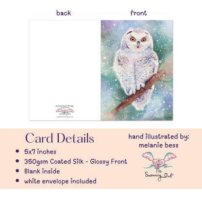 Snowy Owl Greeting Card