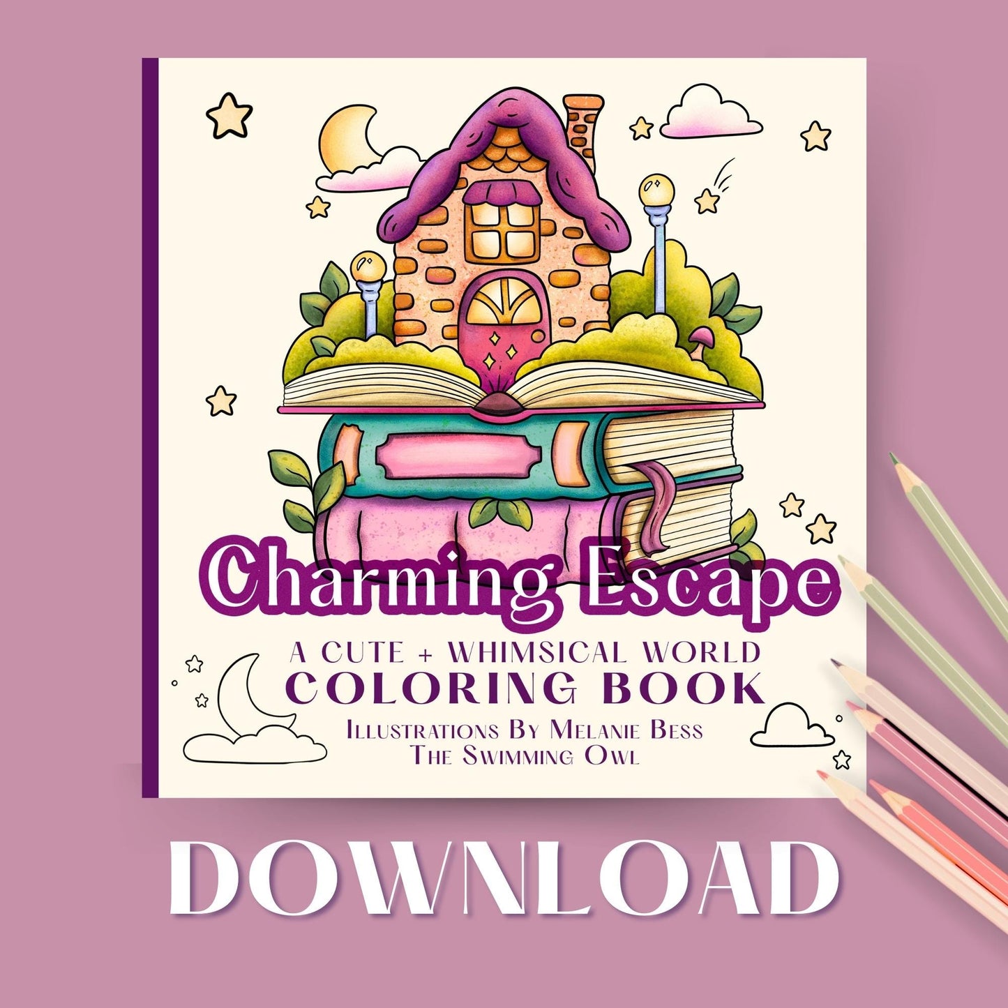 Charming Escape Coloring Book DOWNLOAD