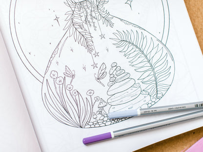 Whimsical Woodland Coloring Book