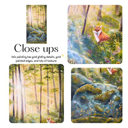 Her Wild Woodland - 12x24 Inches on Canvas