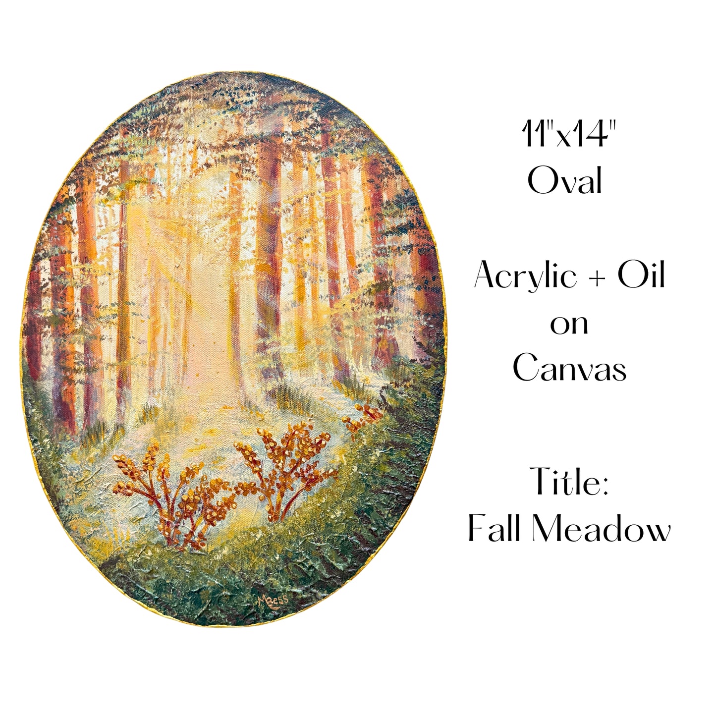 Fall Meadow - 11x14 Inches on Canvas